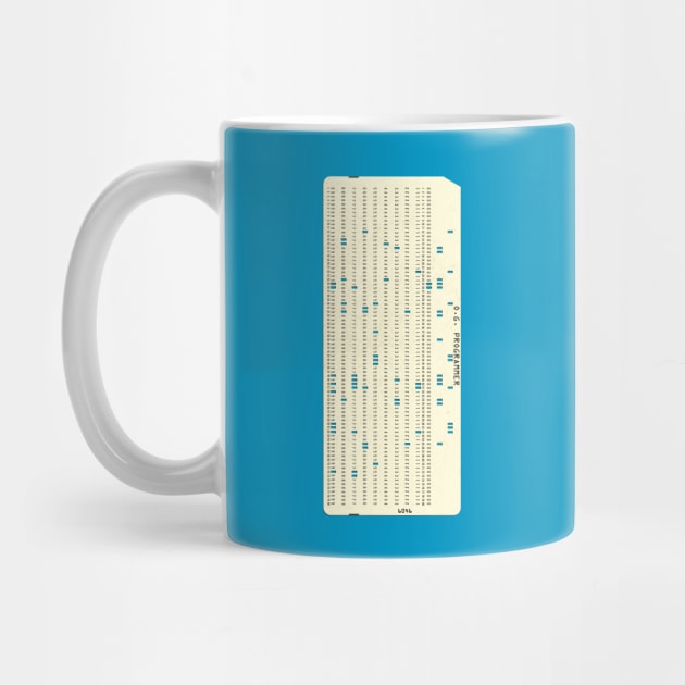 Computer Punch Card (vertical) by GloopTrekker